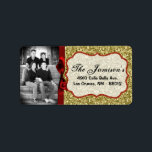 パーソナライズされたカスタムPhoto Christmas Mailing Label ラベル<br><div class="desc">この。75"x2.25インチのサイズのシックとパーソナライズされたトレンディーのスティックモダンオン差出人住所ラベルはトレンディーとシックの両方である。これらは、エッジのフルブリードフルカラー印刷テクノロジへのプリントを使用してAvery®ラベルに印刷される。8.5インチx 11インチの用紙に印刷され食べ物を与え、再書き込み可能で再印刷可能。Avery® Microsoft® Wordテンプレートとの互換性お客様の最も多くのフォーマル招待状とイベントの発表に最適。私たちはzazzle店でこのデザインに専念する全体の行を持っている*デザインコレクションのメニュータブの下に招待状(5x7)、戻りラベル、郵送ラベル、封筒用シール、郵便切手、カップケーキピック、ウォーターボトルラッパー、ハーシーの1.55 oz.大きなバーラッパー、ハーシーのミニチュアバッグラッパー、電子レンジのポップコーンアドバイスラッパー、書き込み可能座席表、グッズバッグトッパー、FLATサンキューカード(4x5)、HAPPEDサンキューカード(4x5)、メッセージカード、メニューカード、ミントマッチブック、棒つきキャンデーカバー、ブックマーク、ビンゴカードマーカー、ビンゴカード呼び出しシート、書き込み可能カード(4x5)、など。</div>