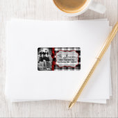 パーソナライズされたカスタムPhoto Christmas Mailing Label ラベル (インサイチュ)