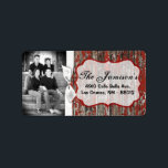 パーソナライズされたカスタムPhoto Christmas Mailing Label ラベル<br><div class="desc">この。75"x2.25インチのサイズのシックとパーソナライズされたトレンディーのスティックモダンオン差出人住所ラベルはトレンディーとシックの両方である。これらは、エッジのフルブリードフルカラー印刷テクノロジへのプリントを使用してAvery®ラベルに印刷される。8.5インチx 11インチの用紙に印刷され食べ物を与え、再書き込み可能で再印刷可能。Avery® Microsoft® Wordテンプレートとの互換性お客様の最も多くのフォーマル招待状とイベントの発表に最適。私たちはzazzle店でこのデザインに専念する全体の行を持っている*デザインコレクションのメニュータブの下に招待状(5x7)、戻りラベル、郵送ラベル、封筒用シール、郵便切手、カップケーキピック、ウォーターボトルラッパー、ハーシーの1.55 oz.大きなバーラッパー、ハーシーのミニチュアバッグラッパー、電子レンジのポップコーンアドバイスラッパー、書き込み可能座席表、グッズバッグトッパー、FLATサンキューカード(4x5)、HAPPEDサンキューカード(4x5)、メッセージカード、メニューカード、ミントマッチブック、棒つきキャンデーカバー、ブックマーク、ビンゴカードマーカー、ビンゴカード呼び出しシート、書き込み可能カード(4x5)、など。</div>