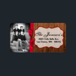 パーソナライズされたカスタムPhoto Christmas Mailing Label ラベル<br><div class="desc">この。75"x2.25インチのサイズのシックとパーソナライズされたトレンディーのスティックモダンオン差出人住所ラベルはトレンディーとシックの両方である。これらは、エッジのフルブリードフルカラー印刷テクノロジへのプリントを使用してAvery®ラベルに印刷される。8.5インチx 11インチの用紙に印刷され食べ物を与え、再書き込み可能で再印刷可能。Avery® Microsoft® Wordテンプレートとの互換性お客様の最も多くのフォーマル招待状とイベントの発表に最適。私たちはzazzle店でこのデザインに専念する全体の行を持っている*デザインコレクションのメニュータブの下に招待状(5x7)、戻りラベル、郵送ラベル、封筒用シール、郵便切手、カップケーキピック、ウォーターボトルラッパー、ハーシーの1.55 oz.大きなバーラッパー、ハーシーのミニチュアバッグラッパー、電子レンジのポップコーンアドバイスラッパー、書き込み可能座席表、グッズバッグトッパー、FLATサンキューカード(4x5)、HAPPEDサンキューカード(4x5)、メッセージカード、メニューカード、ミントマッチブック、棒つきキャンデーカバー、ブックマーク、ビンゴカードマーカー、ビンゴカード呼び出しシート、書き込み可能カード(4x5)、など。</div>