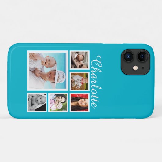 パーソナライズされたカスタムPhoto Collageカスタマイズ Case-Mate iPhoneケース (裏面(横))
