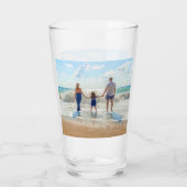 パーソナライズされたカスタムPhoto Glass タンブラーグラス (裏面)