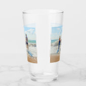 パーソナライズされたカスタムPhoto Glass タンブラーグラス (右)