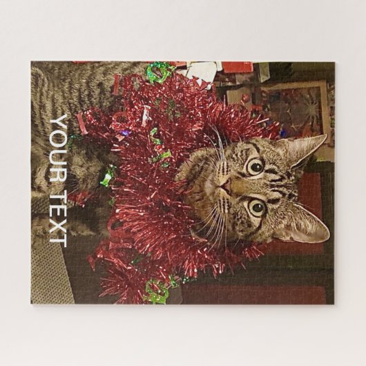 パーソナライズされたカスタムPhoto Petポートレートジグソープズ ジグソーパズル (横)