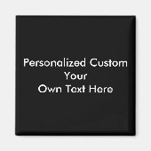 パーソナライズされたカスタムYour Ownフォト文字 マグネット (正面)