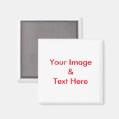 パーソナライズされたカスタムYour Ownフォト文字 マグネット (正面/裏面)