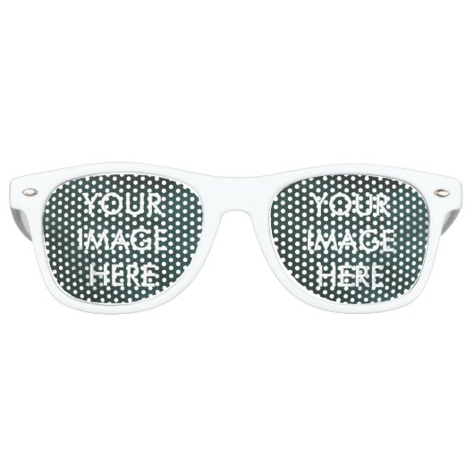 パーソナライズされたカスタムYour Own写真レトロサングラッセ レトロサングラス (正面)