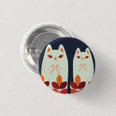 パーソナライズされたカスタムYour Own Halloweenフォト文字 缶バッジ (正面&裏面)