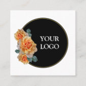 パーソナライズされたカスタムYour Own Logo Square Business スクエア名刺 (正面)