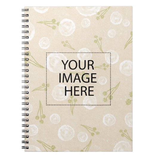 パーソナライズされたカスタムYour Own Photo Notebook ノートブック (正面)