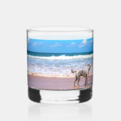 パーソナライズされたカスタムYour Pet Photo ウイスキーグラス (正面)