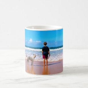 パーソナライズされたカスタムYour Pet Photo Coffee Mug コーヒーマグカップ