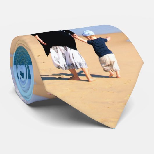 パーソナライズされたカスタムYour Photo Neck Tie ネクタイ (ロール)