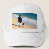 パーソナライズされたカスタムYour Photo Trucker Hat キャップ (正面)