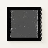 パーソナライズされたカッコいいレシピ書男性へ ノートブック (裏面)