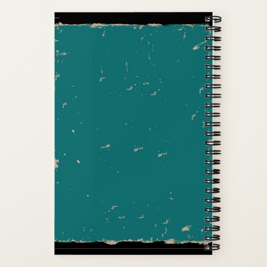 パーソナライズされたカッコいい料理長レシピ男性へ本 ノートブック (裏面)