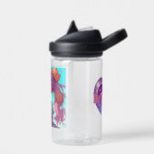 パーソナライズされたカップケーキ付きアお洒落ニメ ウォーターボトル (左面)