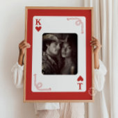 パーソナライズされたカップルウェスタン遊ズのカードギフト ポスター