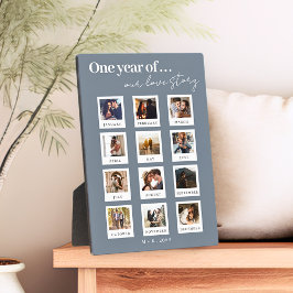 パーソナライズされたカップルモダンフォトラブストーリー フォトプラーク