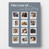 パーソナライズされたカップルモダンフォトラブストーリー フォトプラーク (正面)