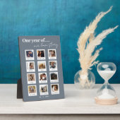 パーソナライズされたカップルモダンフォトラブストーリー フォトプラーク (側面)