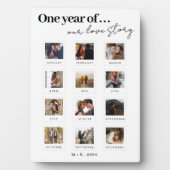 パーソナライズされたカップルモダンフォトラブストーリー フォトプラーク (正面)