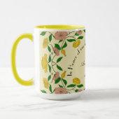 パーソナライズされたカップル結婚1周年 マグカップ (左)