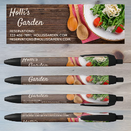 パーソナライズされたカフェレストランマーケティングプロモペン 黒ボールペン