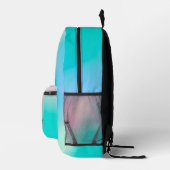 パーソナライズされたカラフルかわいらしモダンガーリーRabow プリントバックパック (右)