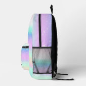 パーソナライズされたカラフルかわいらしモダンガーリーRabow プリントバックパック (右)