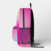 パーソナライズされたカラフルかわいらしモダンガーリーRabow プリントバックパック (右)