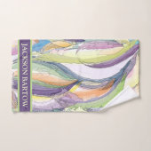 パーソナライズされたカラフルタオル バスタオルセット (ハンドタオル)