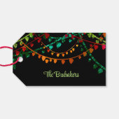 パーソナライズされたカラフルユニークおもしろい ギフトタグ (裏面横)