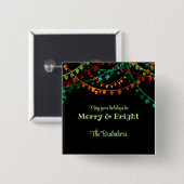 パーソナライズされたカラフルユニーク聖降誕祭 缶バッジ (正面&裏面)