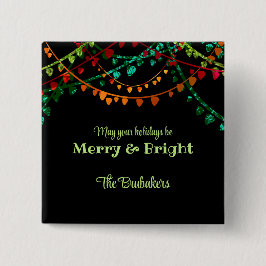 パーソナライズされたカラフルユニーク聖降誕祭 缶バッジ