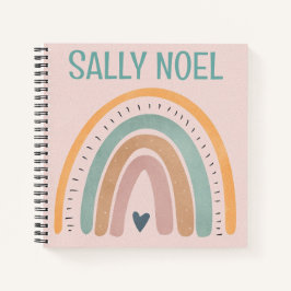パーソナライズされたカラフルレインボー ノートブック