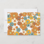 パーソナライズされたカラフルレトロ サンキューカード (裏面)