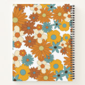 パーソナライズされたカラフルレトロ ノートブック (裏面)