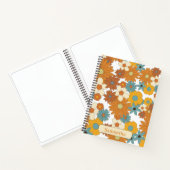パーソナライズされたカラフルレトロ ノートブック (内部)