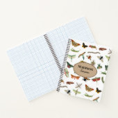 パーソナライズされたカラフルヴィンテージ ノートブック (内部)