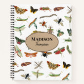 パーソナライズされたカラフルヴィンテージ ノートブック (正面)