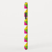 パーソナライズされたカラフル三角形パターン Case-Mate iPhoneケース (裏面/右)