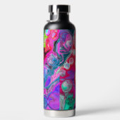 パーソナライズされたカラフル大理石の流水芸術 ウォーターボトル (右面)