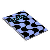 パーソナライズされたカラフル抽象芸術 ノートブック (右側)