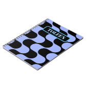 パーソナライズされたカラフル抽象芸術 ノートブック (左側)