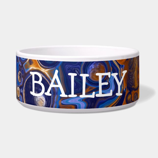 パーソナライズされたカラフル抽象芸術 ボウル (正面)