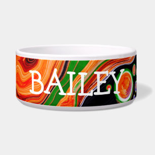 パーソナライズされたカラフル抽象芸術 ボウル
