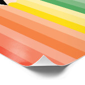 パーソナライズされたカラフル新学期 ポスター (コーナー)