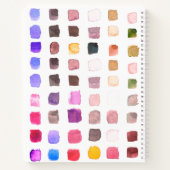 パーソナライズされたカラフル本 ノートブック (裏面)