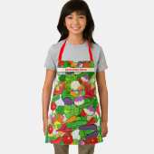 パーソナライズされたカラフル野菜 エプロン (インサイチュ)